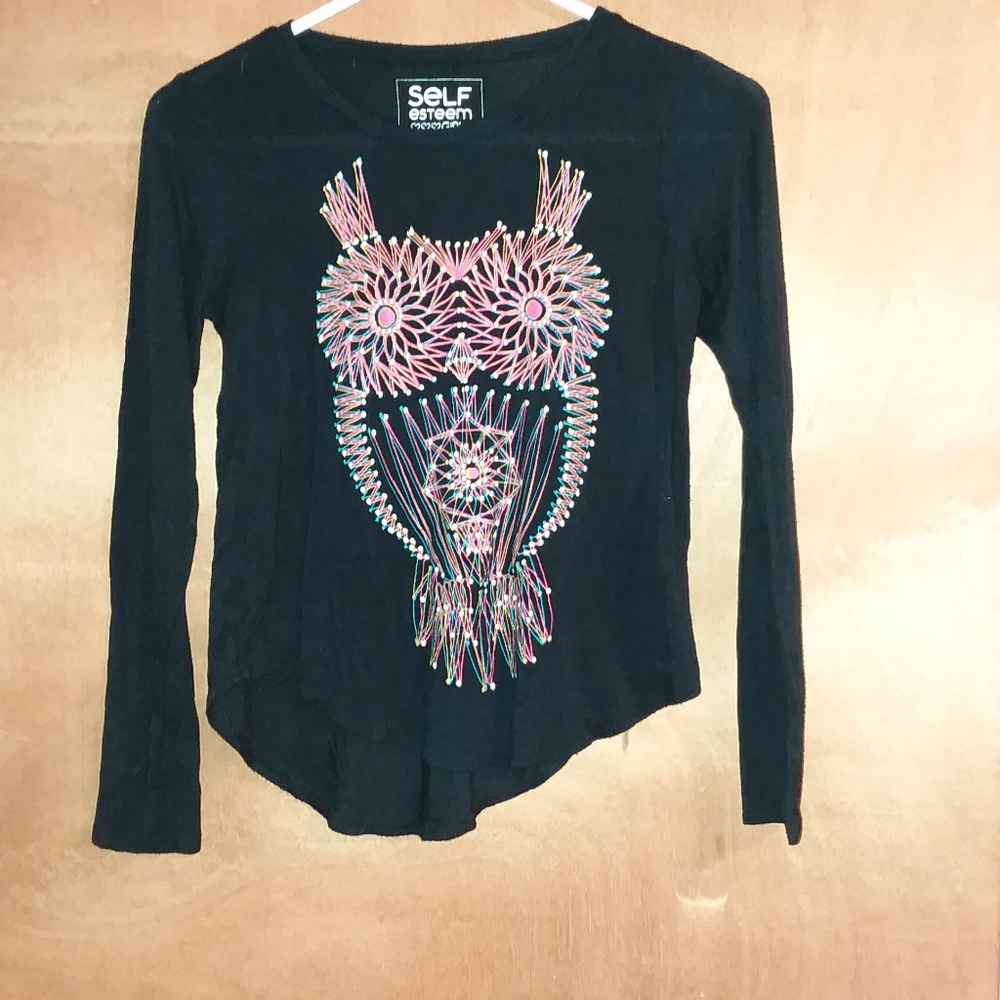 Girls size large long sleeve shirt